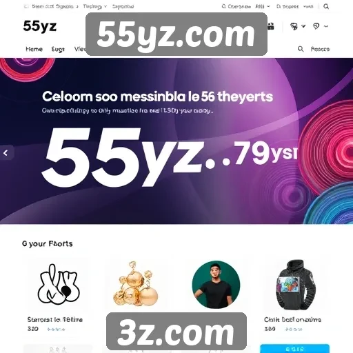 Características de usabilidade do site 55yz.com